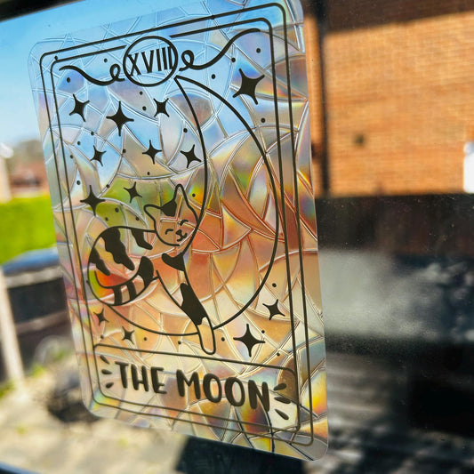 Cat Suncatcher - The Moon