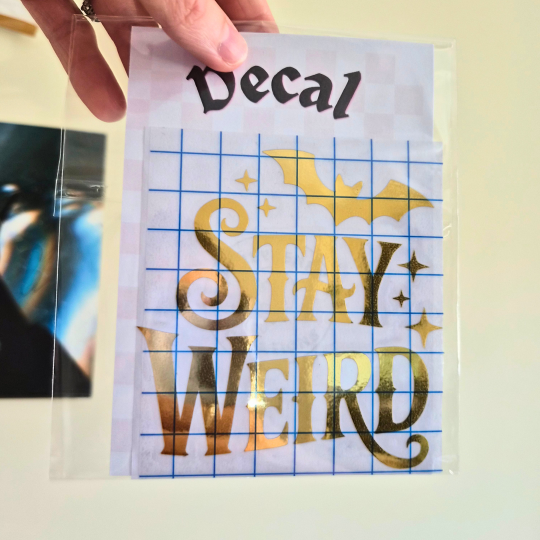 Stay Weird - Car Decal Sticker